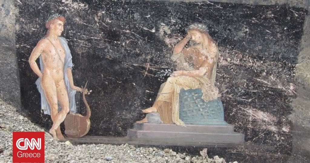 Πομπηία: Στο «φως» άγνωστη αίθουσα - Η Ωραία Ελένη και ο Τρωϊκός Πόλεμος σε τοιχογραφίες